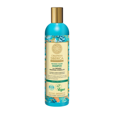 NATURA SIBERICA Szampon rokitnikowy zwiększający objętość 400ml