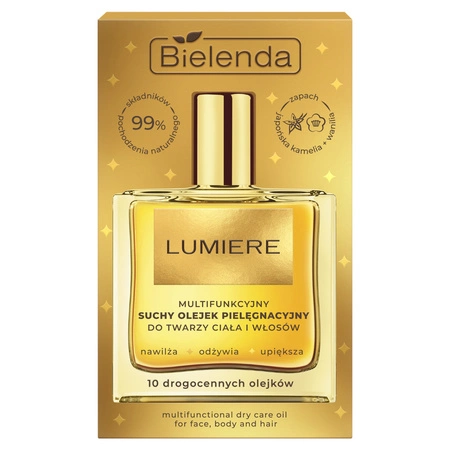 BIELENDA Lumiere suchy olejek do twarzy, ciała i włosów 50ml