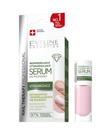 EVELINE Nail Therapy regenerująco utwardzające serum do paznokci utwardzacz 8ml