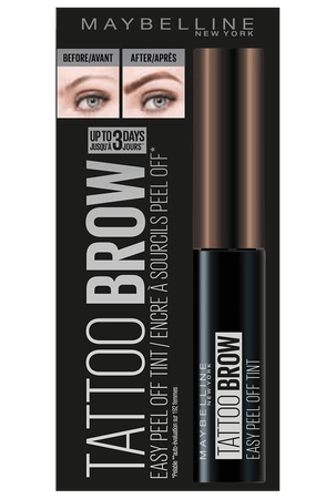 MAYBELLINE Tattoo Brow Easy Pell-Off Gel Tint żel do brwi Medium Brown 4,6g