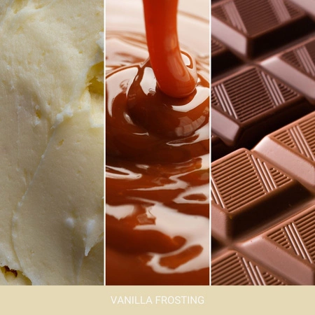 YANKEE CANDLE Home Inspiration Średnia świeca w słoiku VANILLA FROSTING 340g