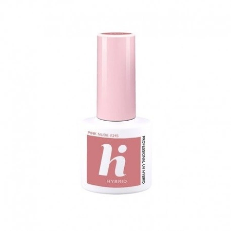 HI HYBRID Lakier hybrydowy 215 Pink Nude 5ml