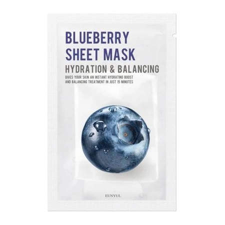 EUNYUL Maska nawilżająca w płacie Blueberry 22ml
