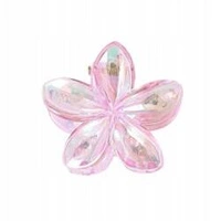 ECARLA spinka-klamra do włosów kwiat Moana opalizująca Różowa SP317R