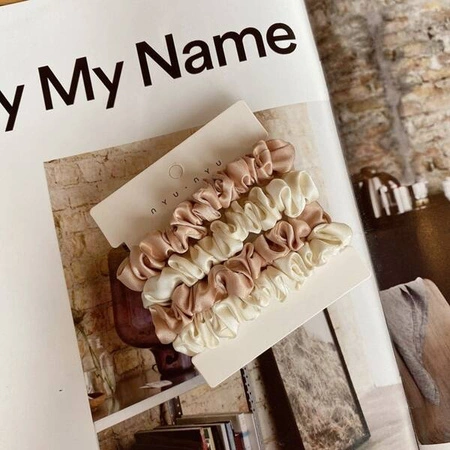 ECARLA zestaw gumek frotek do włosów GUM155 4szt