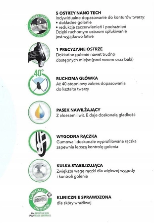 BIC Flex 5 Sensitive maszynka do golenia jednorazowa 3szt