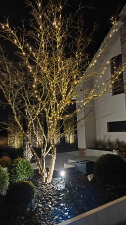 ECARLA Lampki Led światełka drucik 1000 LED 100m Ciepłe Białe LAMP49