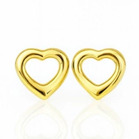 ECARLA kolczyki ze stali szlachetnej platerowanej 14k złotem KST3435