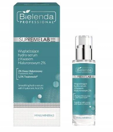 BIELENDA PROFESSIONAL Supremelab Hyalu Minerals hydro-serum do twarzy wygładzające 30ml 