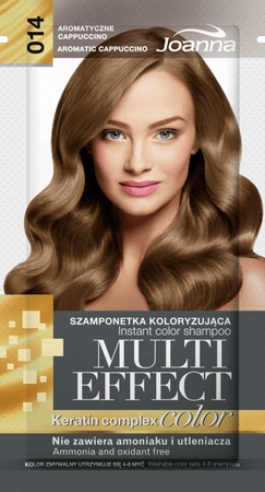 JOANNA Multi Effect szamponetka koloryzująca 14 Aromatyczne Cappuccino 35g