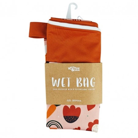 ECARLA wodoodporna torba worek do wózka, na kapcie, na basen 30x40cm WB03