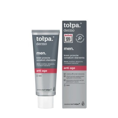 TOŁPA Dermo Men Anti Age 40+ regenerujący krem przeciw zmarszczkom 40ml