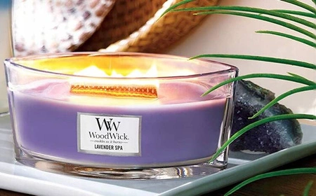 WOODWICK Core Hearthwick świeca w słoiku elipsa LAVENDER SPA 453g