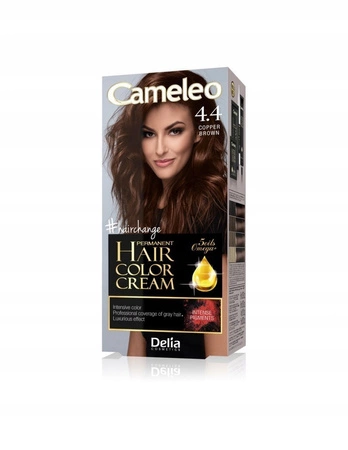 DELIA Cameleo farba do włosów permanentna 4.4 Copper Brown Omega+