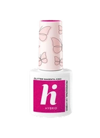 HI HYBRID Lakier hybrydowy Butterflies 263 Glitter Magenta 5ml