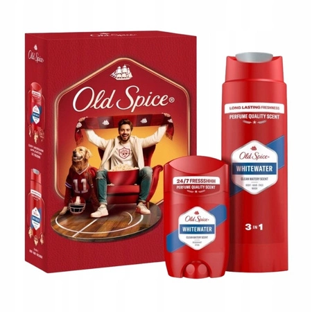 OLD SPICE Whitewater zestaw kosmetyków [żel pod prysznic 250ml + sztyft 50ml]