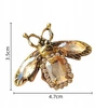 ECARLA broszka kryształowa Zielona Pszczoła BZ170 