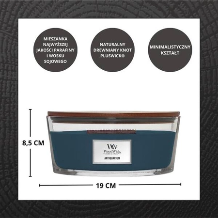 WOODWICK Core Hearthwick świeca w słoiku elipsa ANTIQUARIUM 453g