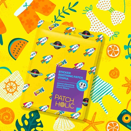 PATCH HOLIC Sticker Soothing Patch płatki do twarzy łagodzące Utopia 12g