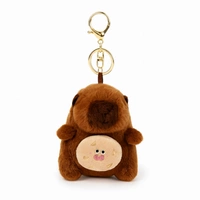 ECARLA brelok do kluczy KAPIBARA z kremową poduszką BRL386K