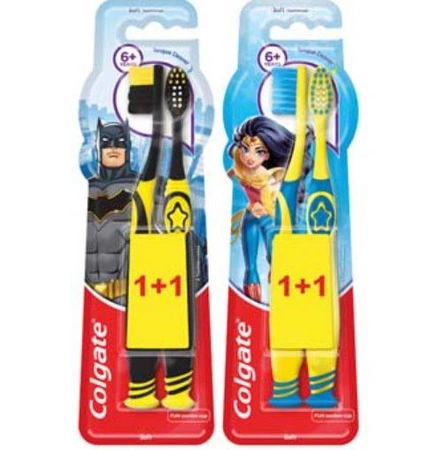 COLGATE Smiles Junior 6+ szczoteczka do zębów Soft 1+1szt