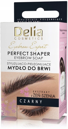 DELIA Eyebrow Expert mydło do stylizacji brwi Czarny 10ml