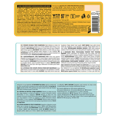 GLISS 4-in-1 Nourishment masło do włosow głęboko odżywcze 400ml