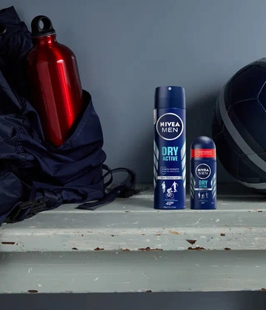 NIVEA Men dezodorant antyperspirant w sprayu 72h Dry Active 150ml