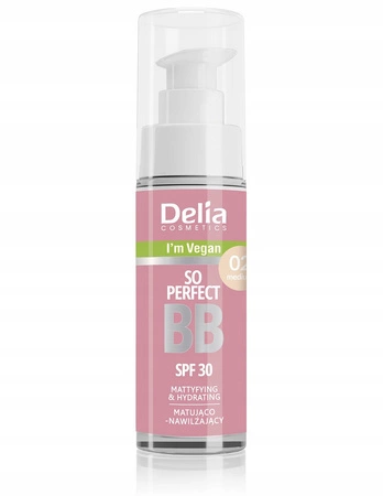 DELIA So Perfect krem CC kryjący 02 Medium SPF 30 30ml