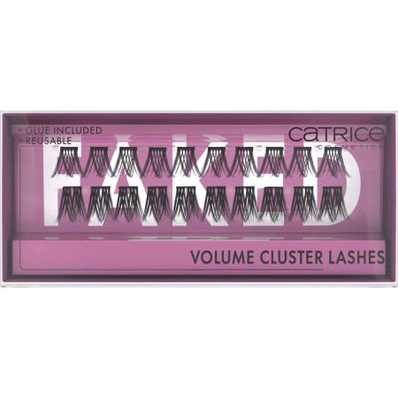 CATRICE Faked Lashes sztuczne rzęsy kępki Volume Cluster 20szt