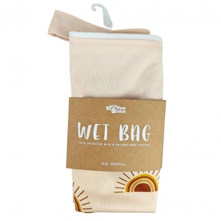 ECARLA wodoodporna torba worek do wózka, na kapcie, na basen 30x40cm WB02