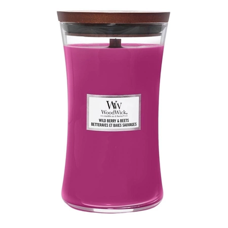 WOODWICK Pluswick duża świeca w słoiku WILD BERRY & BEETS 609,5g