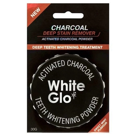 WHITE GLO węglowy proszek do wybielania zębów 30g