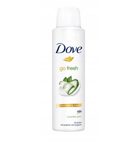 DOVE Women Go Fresh dezodorant antyperspirant w sprayu Cucumber Scent 150ml