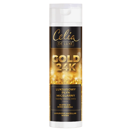 CELIA De Luxe Gold 24k płyn micelarny 200ml