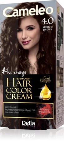 DELIA Cameleo farba do włosów permanentna 5.0 Light Brown Omega+