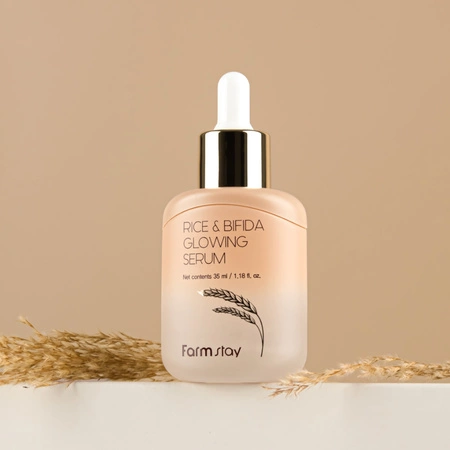 FARMSTAY Rice & Bifida serum do twarzy rozświetlające 35ml