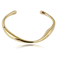 ECARLA bransoletka na rękę ze stali chirurgicznej pozłacanej BST1539