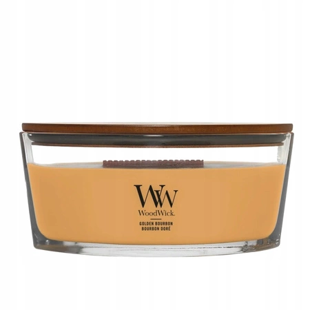 WOODWICK Core Hearthwick świeca w słoiku elipsa GOLDEN BOURBON 453g