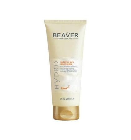 BEAVER Hydro Nutritive mleczko wygładzające do włosów 200ml