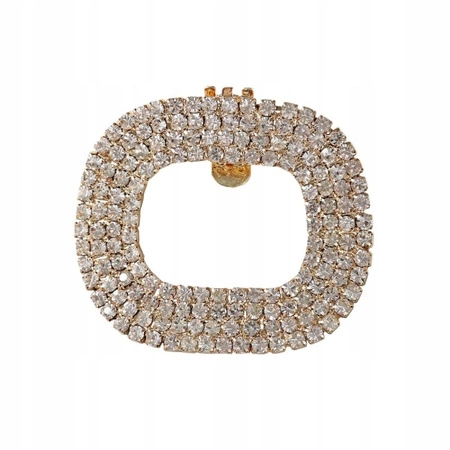 ECARLA klipsy do butów z kryształkami, cyrkoniami KDB51 2szt