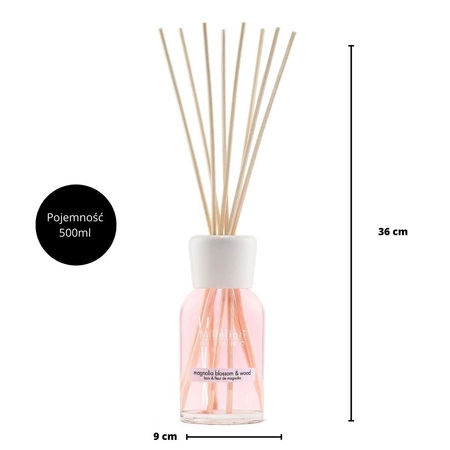 MILLEFIORI MILANO Diffuser pałeczki zapachowe Magnolia Blossom & Wood 500ml