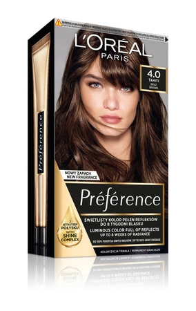 LOREAL Preference farba do włosów 4 Tahiti Brąz