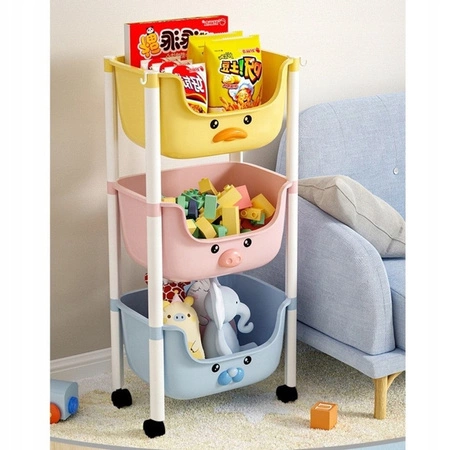 ECARLA regał z półkami Zwierzątka PO18KOL