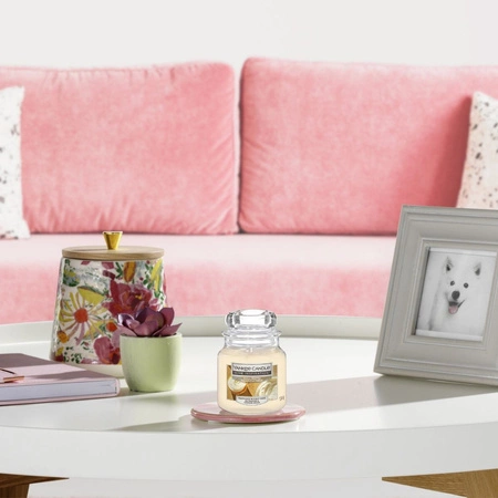 YANKEE CANDLE Home Inspiration Mała świeca w słoiku VANILLA FROSTING 104g