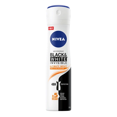 NIVEA Women dezodorant spray Black & White Ultimate Impact 150ml