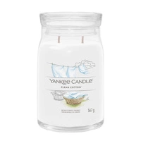 YANKEE CANDLE Signature Duża świeca w słoiku CLEAN COTTON 567g