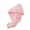 ECARLA ręcznik kapturek na włosy 65x 25cm Różowwy REC52WZ1