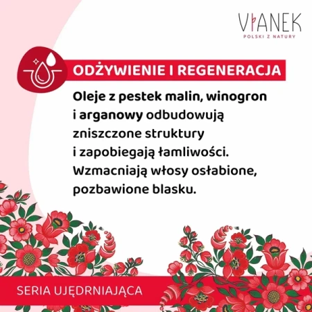 SYLVECO Vianek Regenerująca maska do włosów ciemnych i farbowanych 150ml