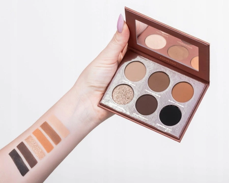 PIERRE RENE Mocha Mousse paletka cieni do powiek Espresso 6x1,3g